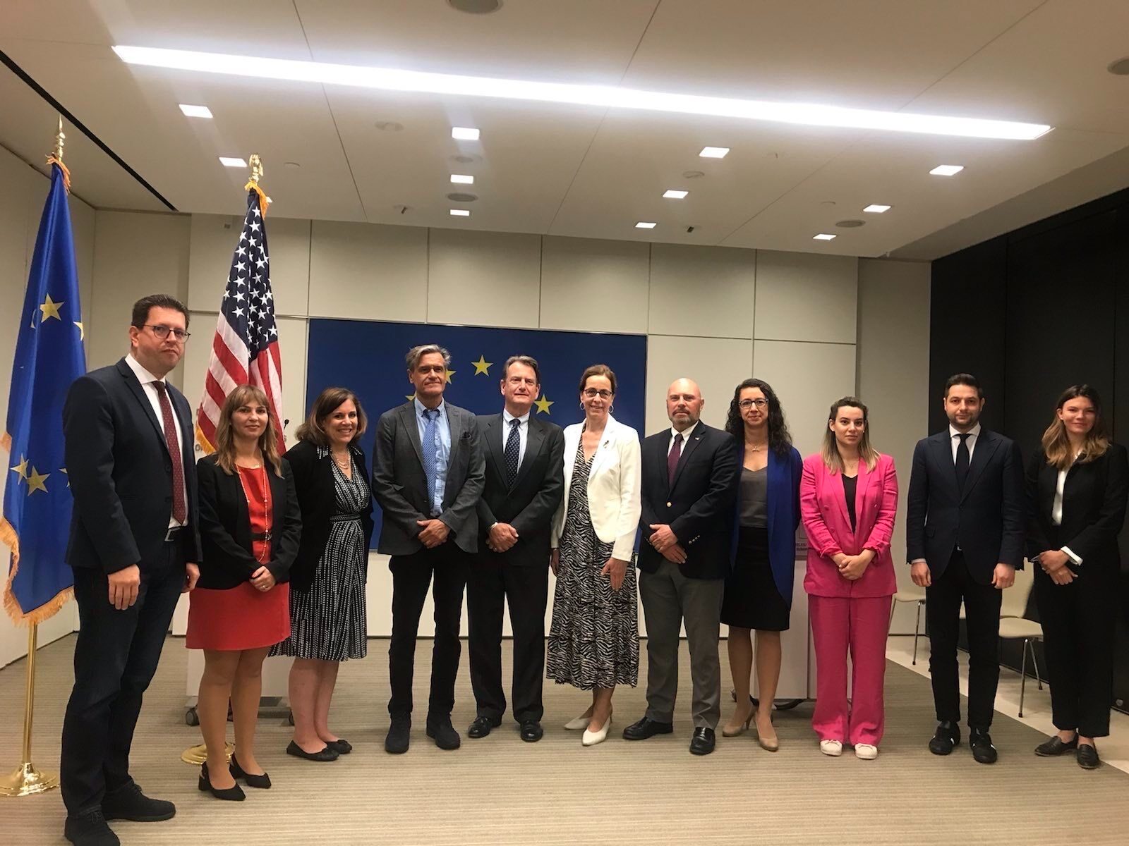 With EU policy leaders
