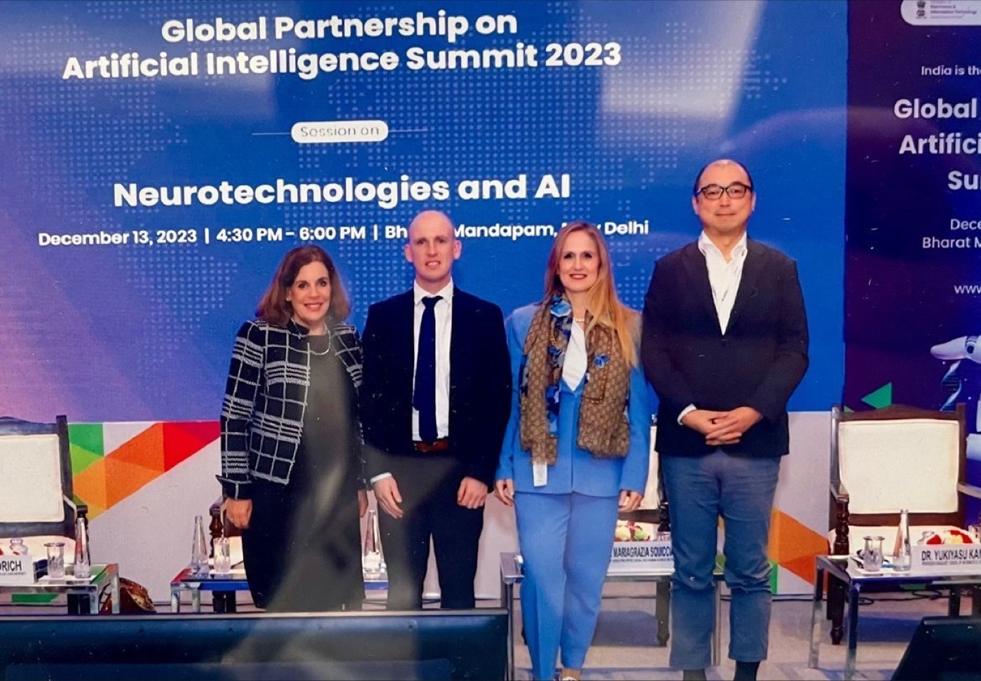 Neurotechnologies and AI panel at the GPAI Summit 2023
